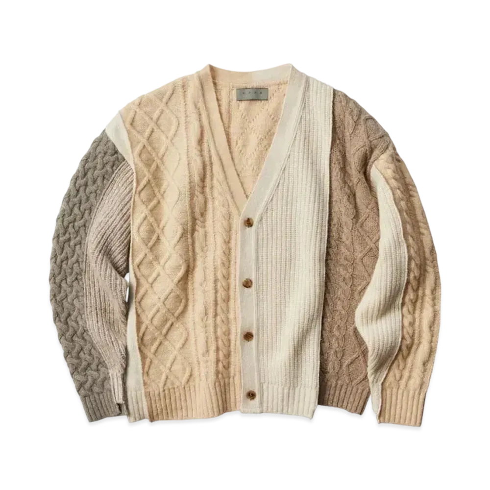 KURO Remake Knit Cardigan "Beige"