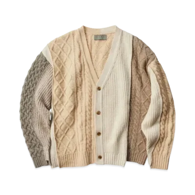 KURO Remake Knit Cardigan "Beige"