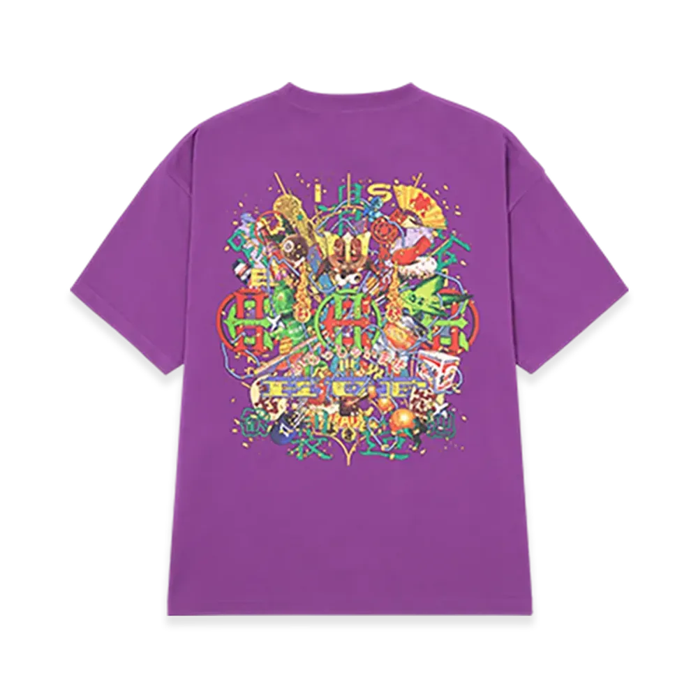 HUF x Evisen Skateboards Huf Allstar Tee "Purple"