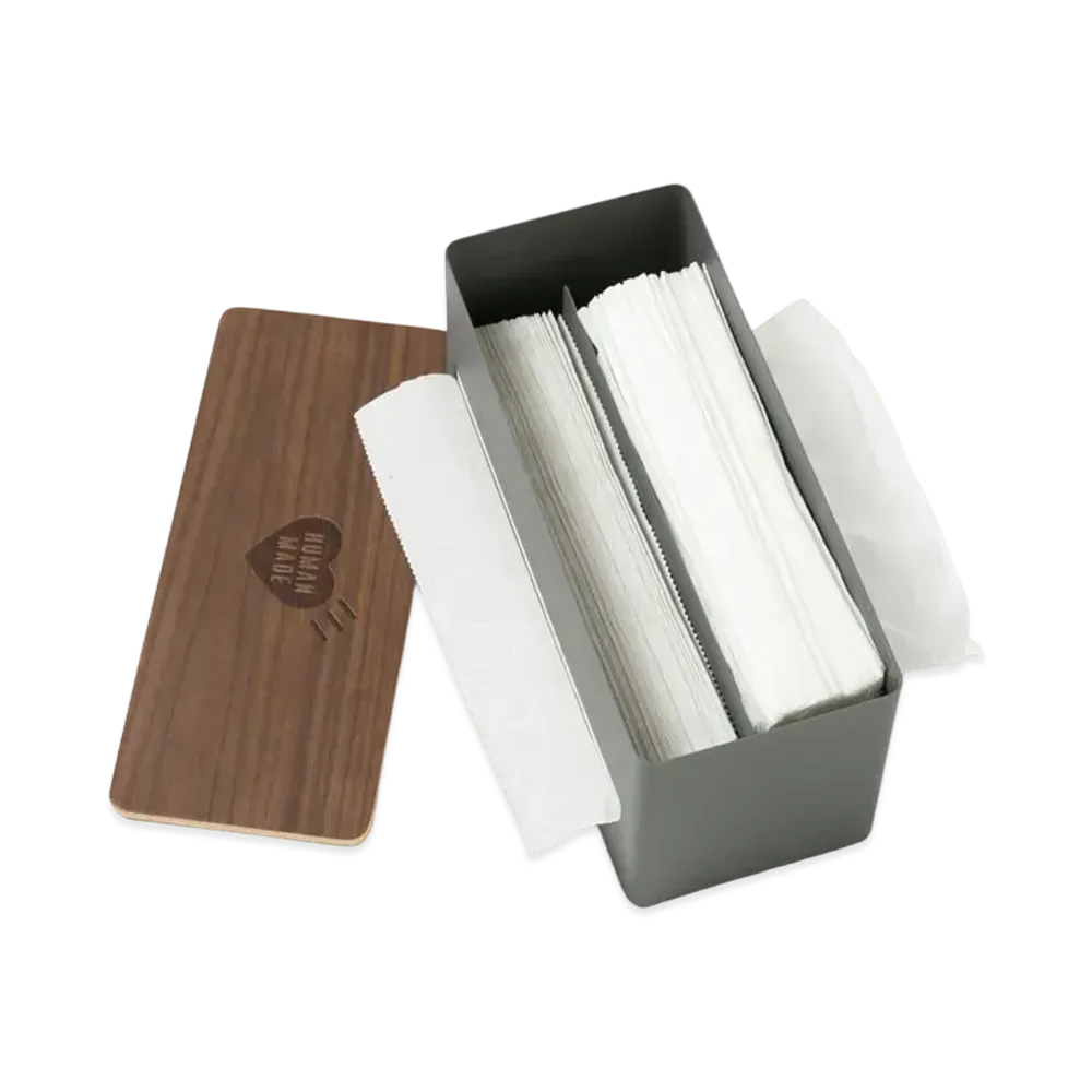 HUMAN MADE HOUSEWARE DOUBLE SIDED TISSUE CASE "Grey"