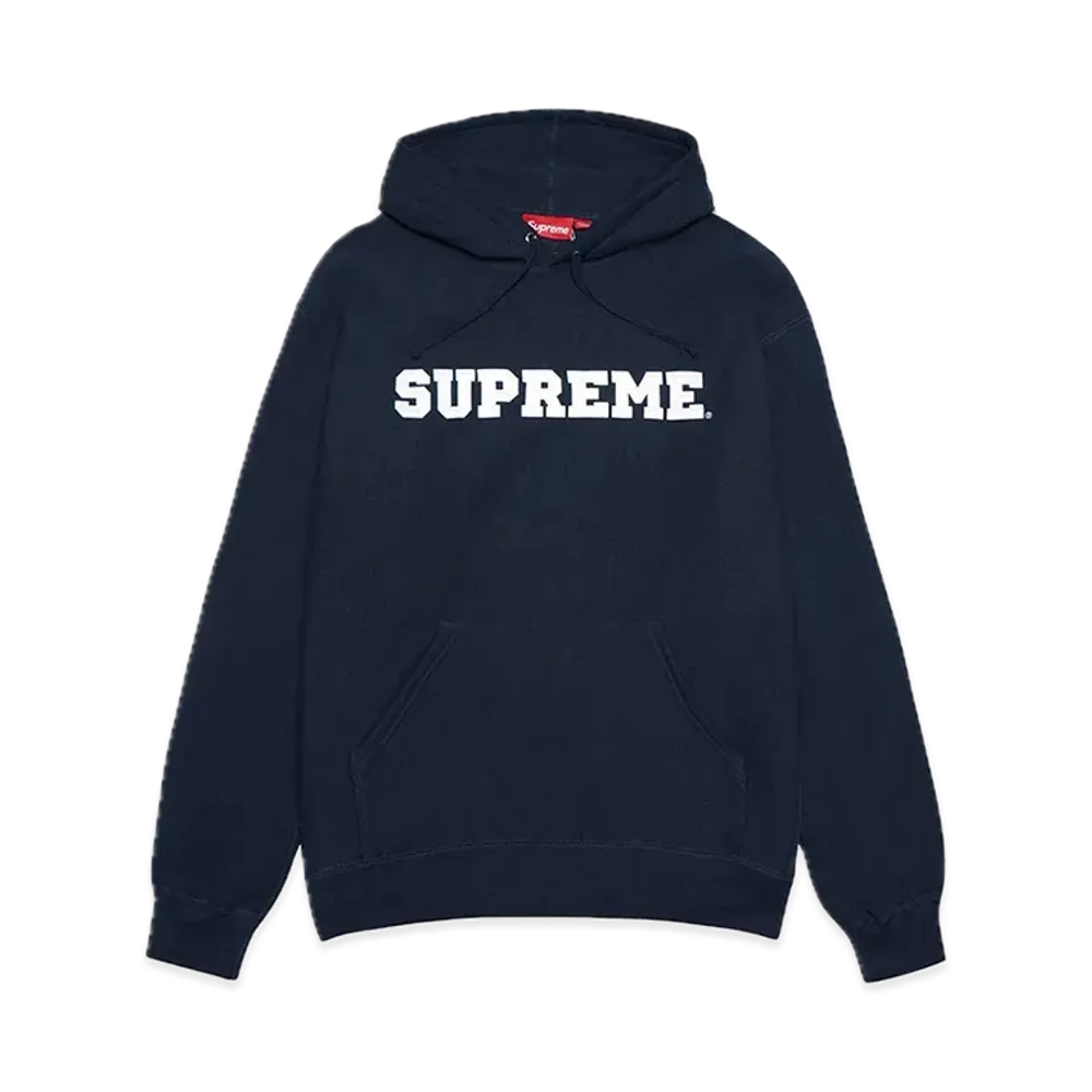 Supreme Collegiate Hooded Sweatshirt "Navy"