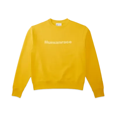 ADIDAS PHARRELL WILLIAMS BASIC CREW NECK SWEAT (GENDER NEUTRAL) "Bold Gold"