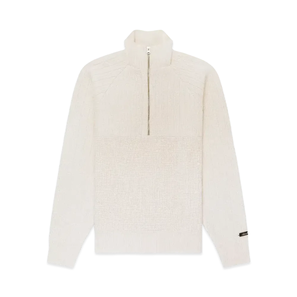 Aime Leon Dore Merino Half-Zip Knit Pullover "Cream"