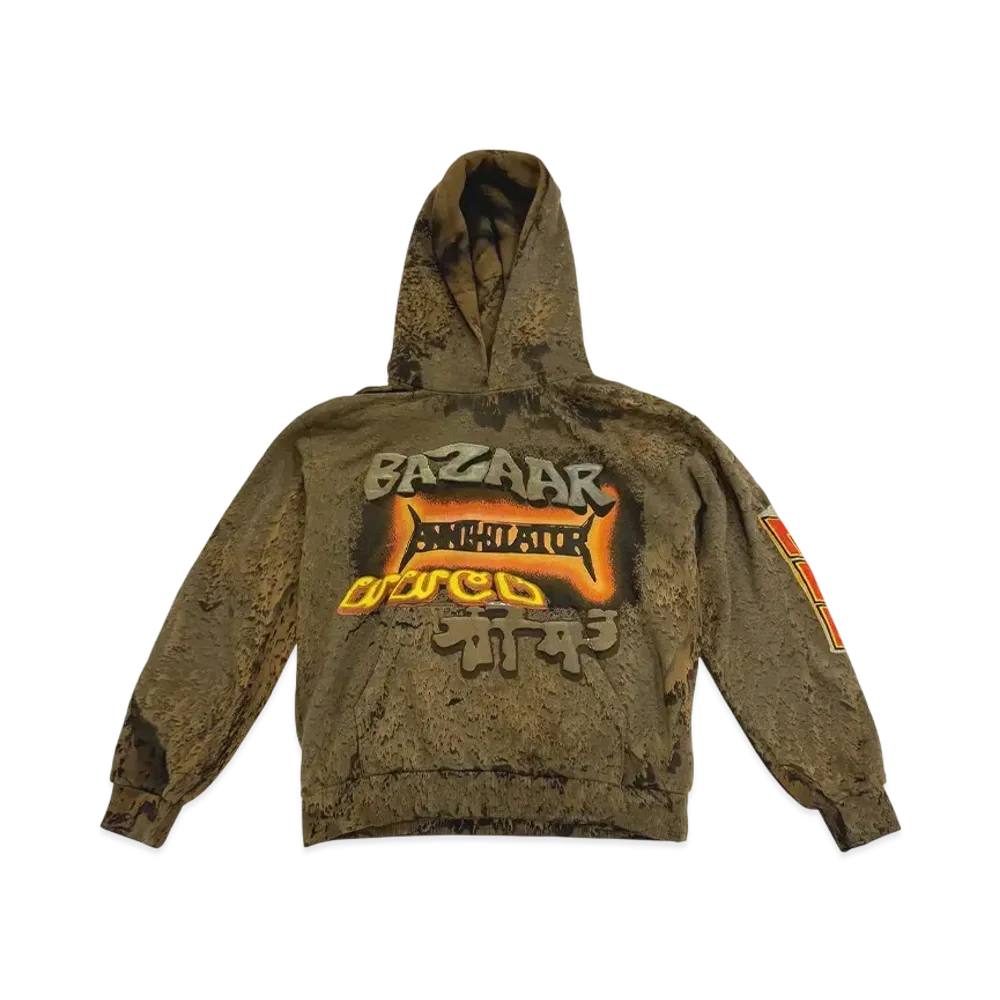 Travis Scott Cactus Jack x CPFM BAZAAR Hoodie "Khaki"