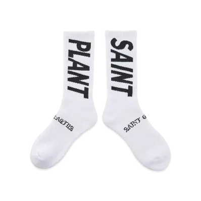 Saint Mxxxxxx x Cactus Plant Flea Market Plant Socks "White"