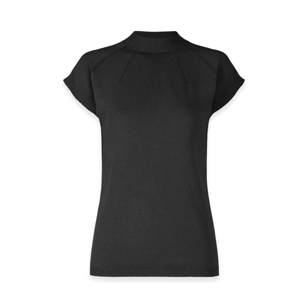 132 5. ISSEY MIYAKE Darted Knit "Black"