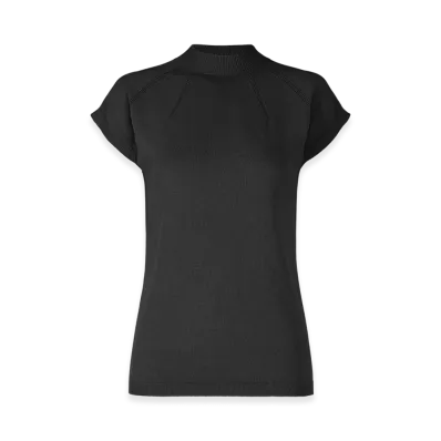 132 5. ISSEY MIYAKE Darted Knit "Black"