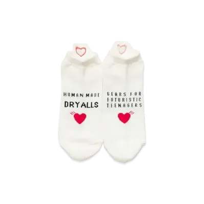 HUMAN MADE HM LOW SOCKS "White"