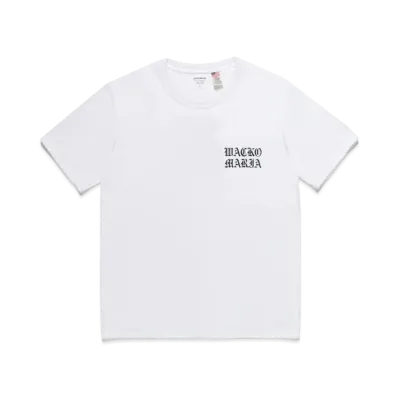 WACKO MARIA Us Fabric Crew Neck T-Shirt #1 "White"