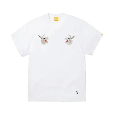 FR2 Embroidery Souvenir T-Shirt "White"