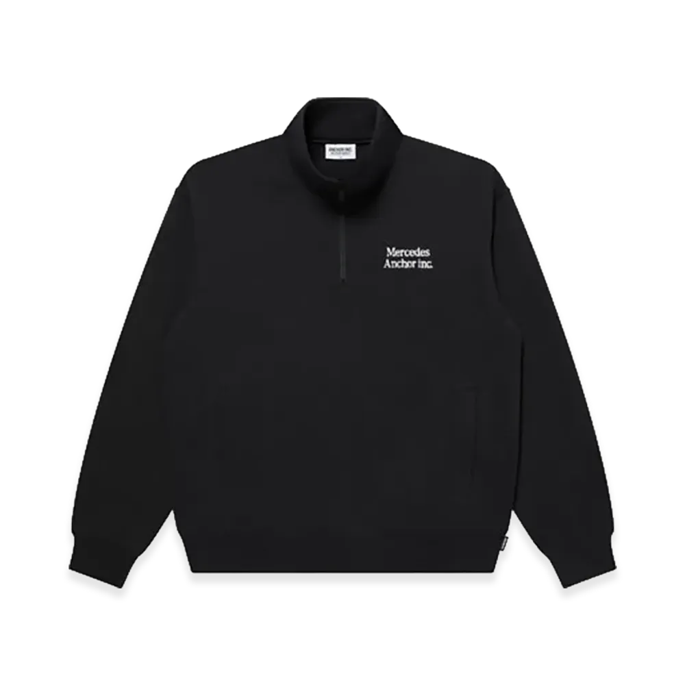 Mercedes Anchor inc. Half-zip Sweat "Black"