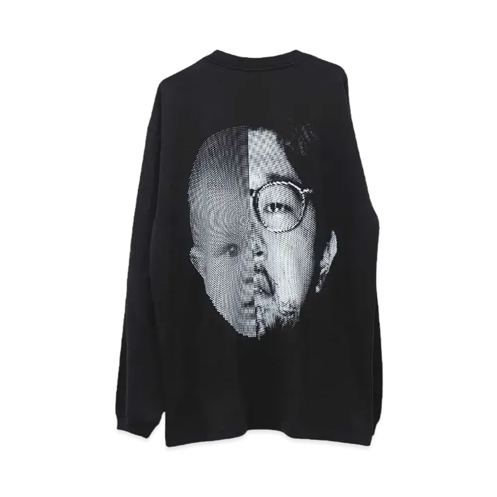 NISHIMOTO IS THE MOUTH 2 FACE L/S TEE "BLACK"