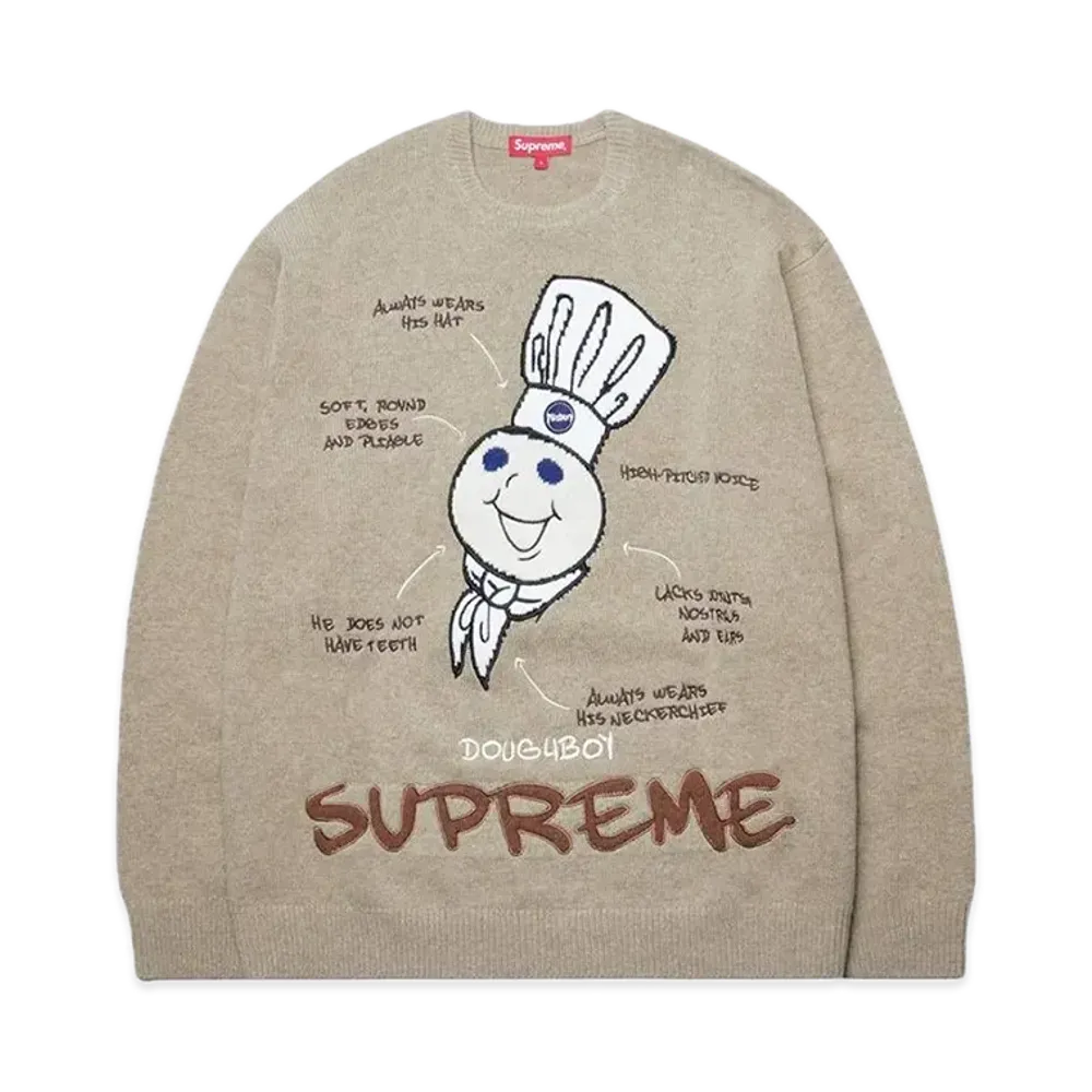 Supreme x Mitchell & Ness Doughboy Sweater "Beige"