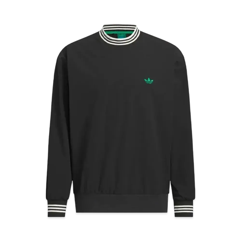 adidas Rolling Links Water Repellent Crewneck Wind "Black"