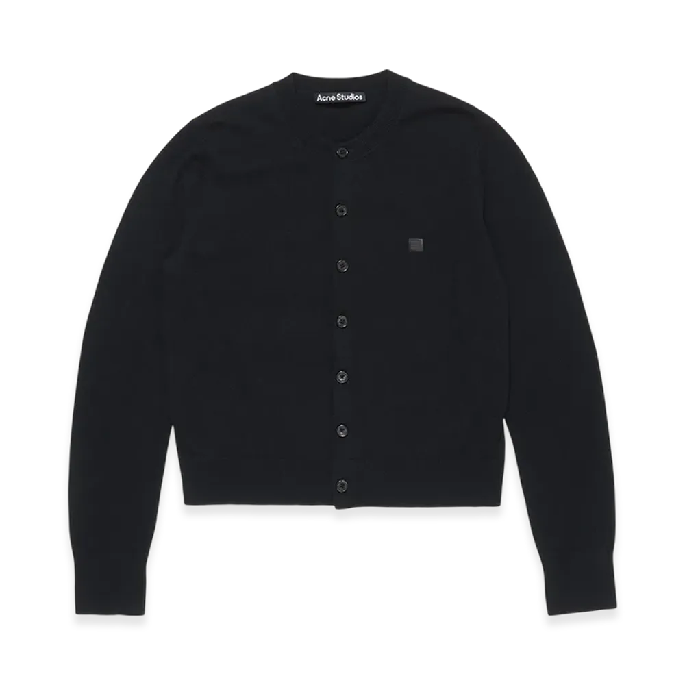 Acne Studios Fitted Cardigan - Yak Wool "Black"