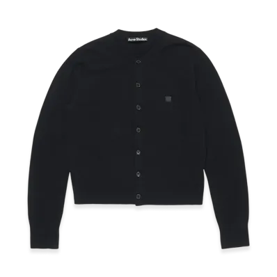 Acne Studios Fitted Cardigan - Yak Wool "Black"