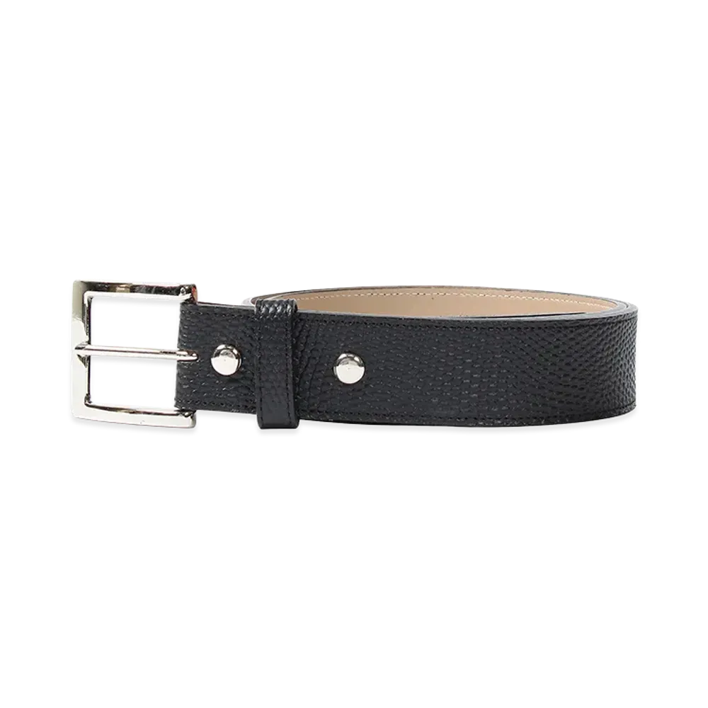 WACKO MARIA Embossed Leather Belt "Black"
