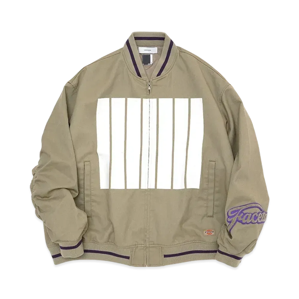 FACETASM x Dickies 7Bar Stadium Jacket "Beige"