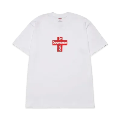 Supreme Cross Box Logo Tee "White"