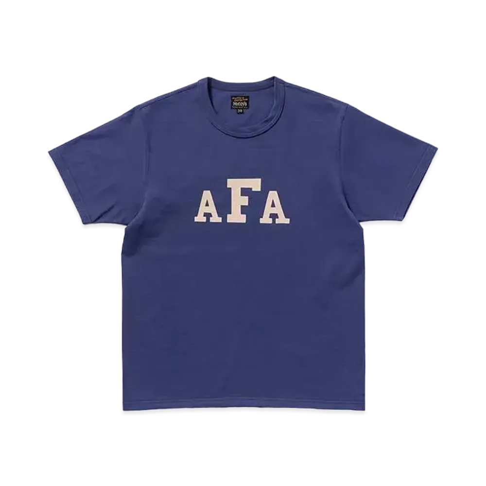 THE REAL McCOY'S Military Tee / AFA "MQ Navy"