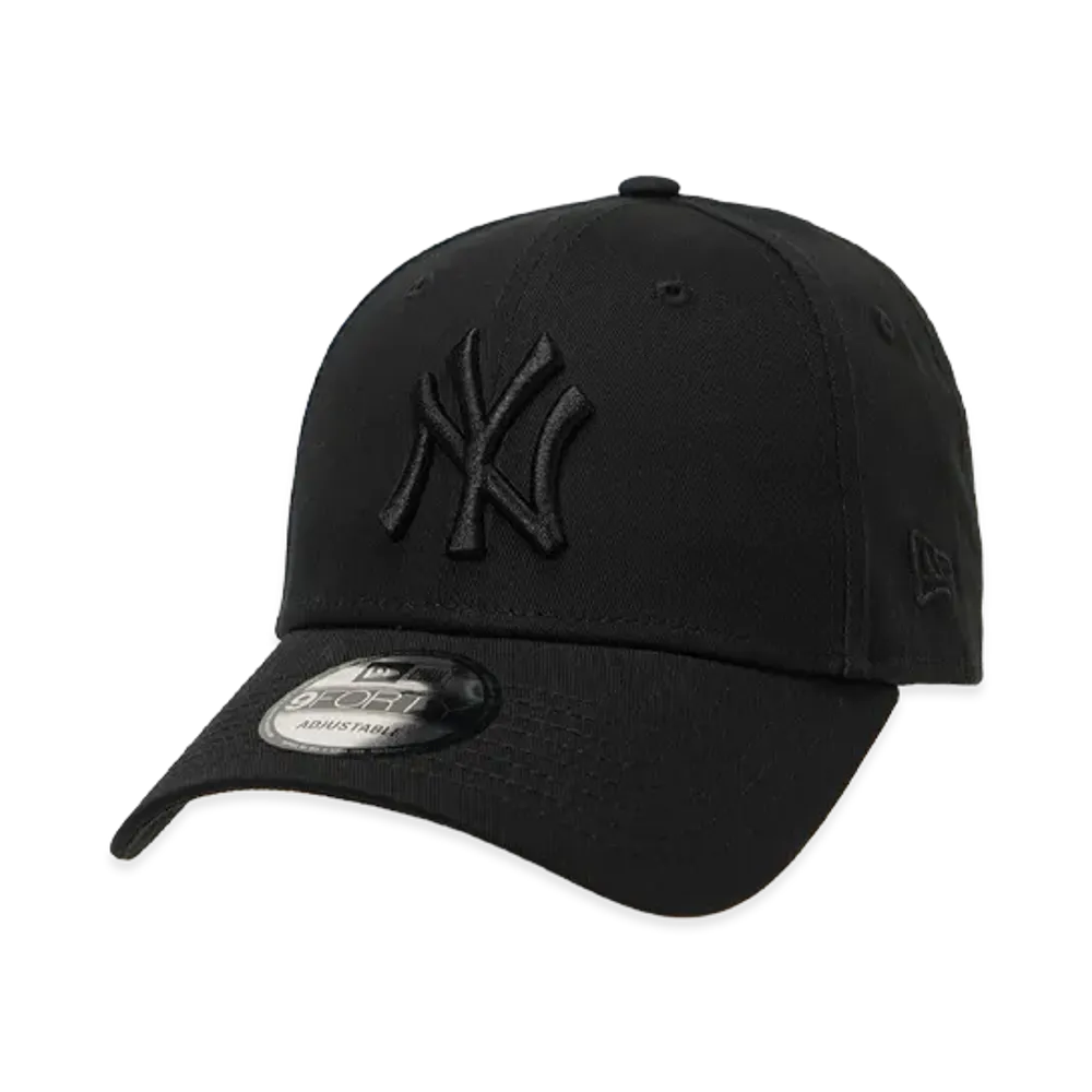 NEW ERA LA NYY 940 9FORTY League Basic Cap "NY Black/Black"