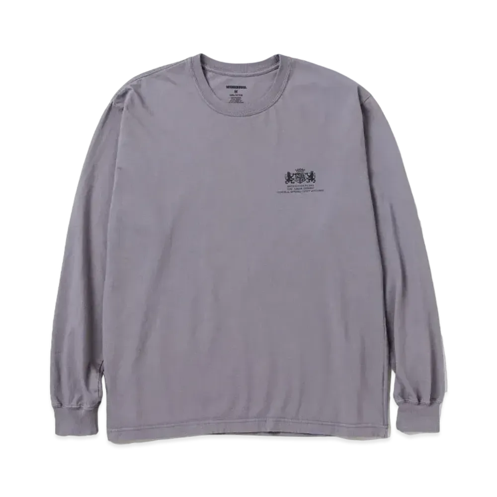 NEIGHBORHOOD NH . Tee LS-9 "Gray"
