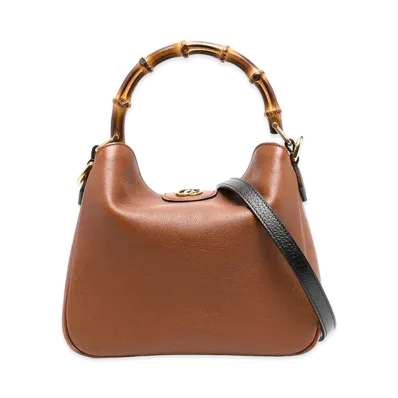 GUCCI Women's Cruise Bags Leather "Leather Brown"
