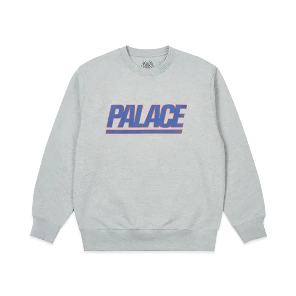 PALACE Gigantic Crew "Grey Marl"