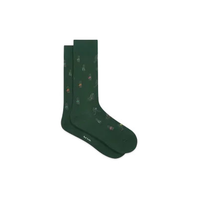 Paul Smith People Socks "DarkGreen"