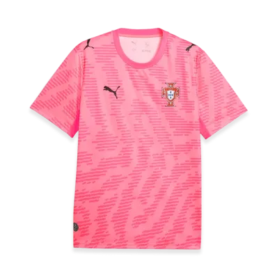 PUMA x Salehe Bembury x Portugal Football Replica Short Sleeve GK Shirt "Sun Struck/Fluro Pink Pes"