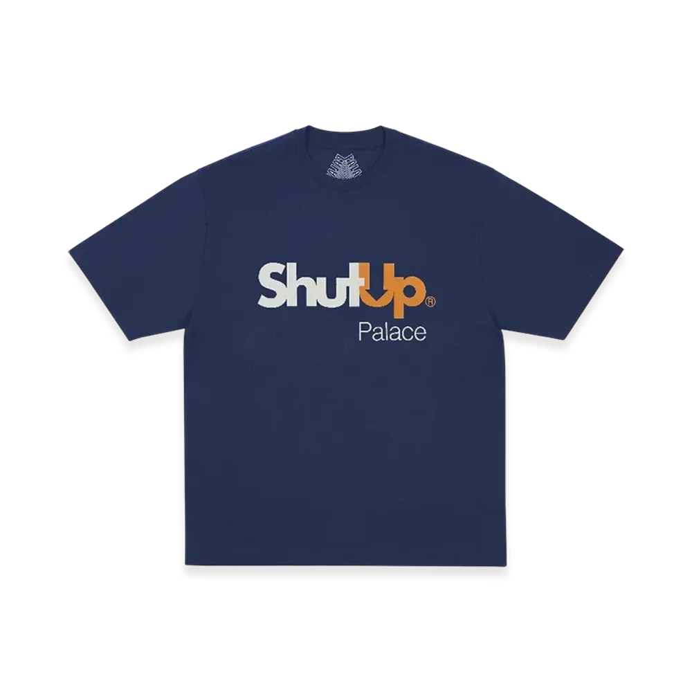 PALACE Shut Up T-Shirt "Navy"