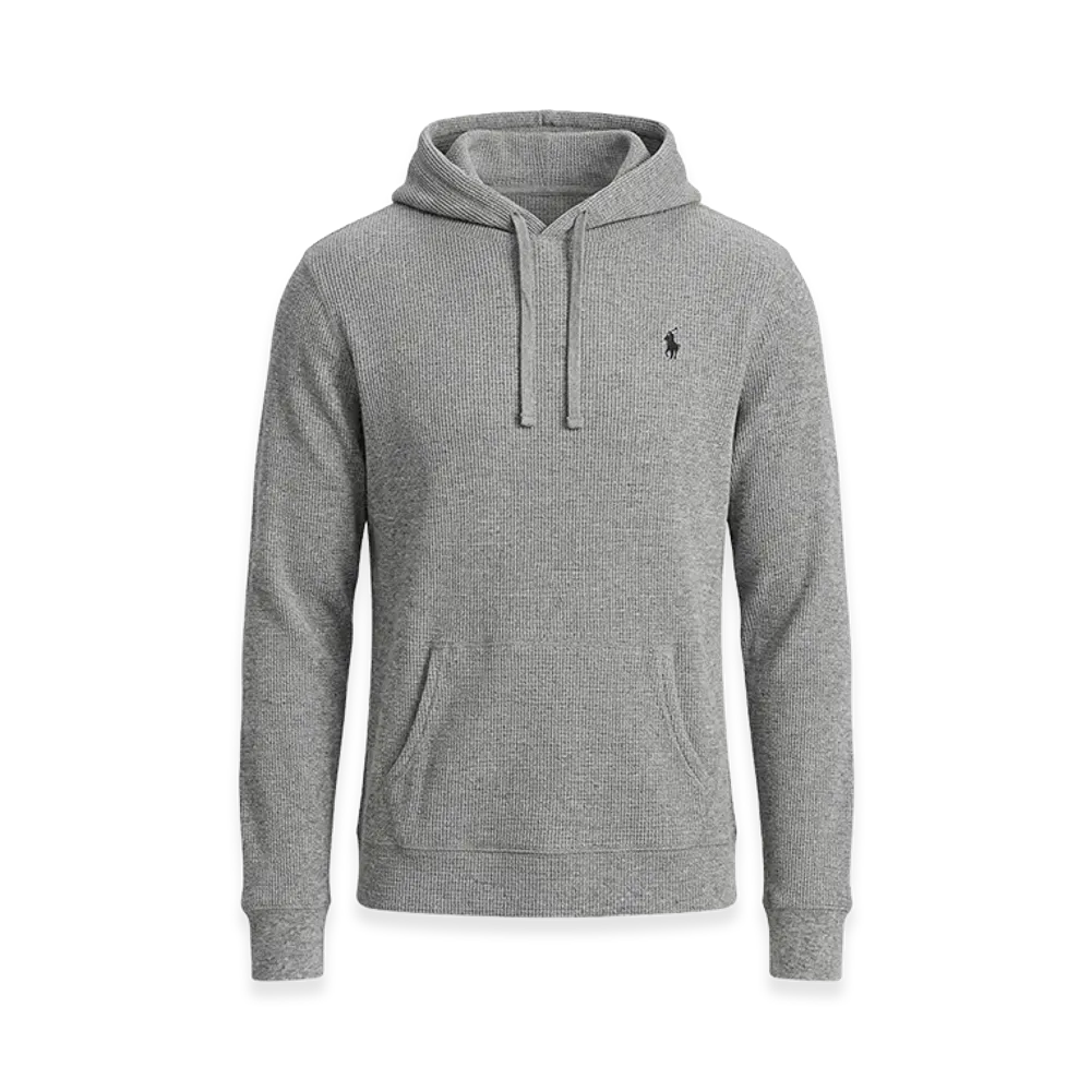 Polo Ralph Lauren Long Sleeve Pockets Pullover Hoodie "Gray Heather"
