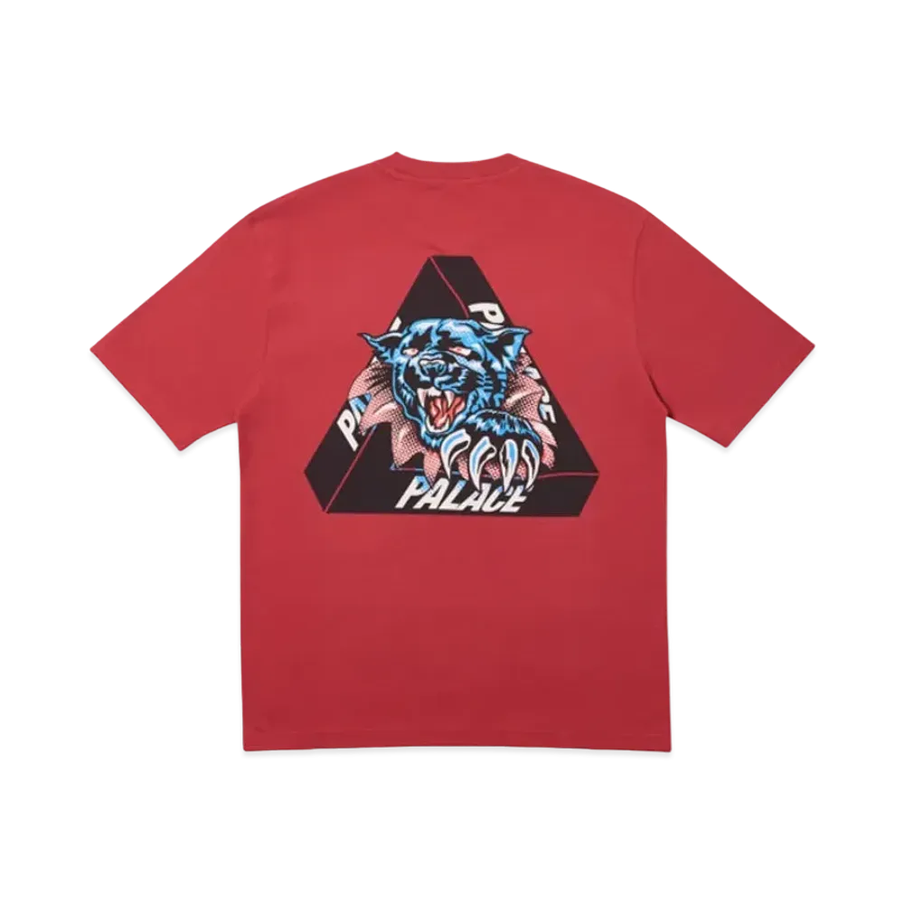 PALACE Ripped T-Shirt "Red"