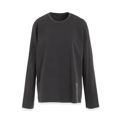 Y's Hard Twisted Jersey Y's Stitch Long Sleeve Big T "Grey"