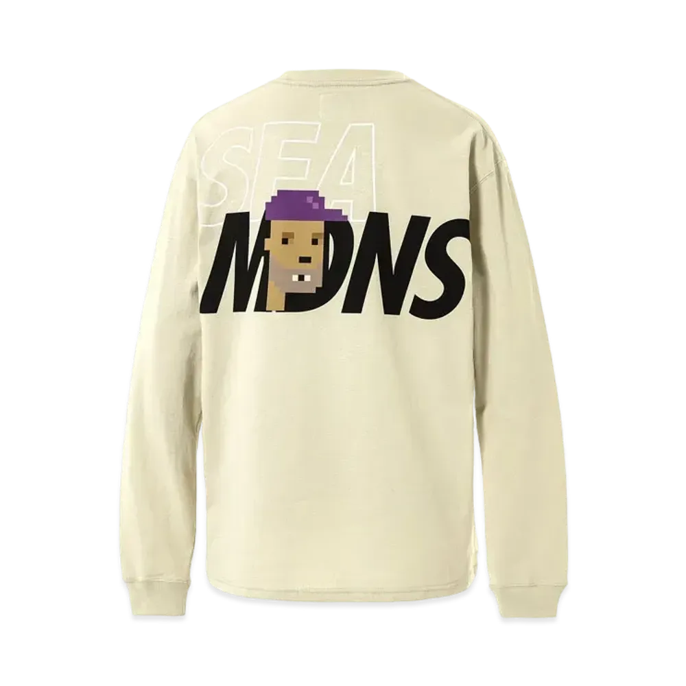 WIND AND SEA x MADNESS L/S TEE (POCKET) "Cream"