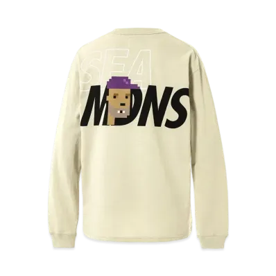 WIND AND SEA x MADNESS L/S TEE (POCKET) "Cream"