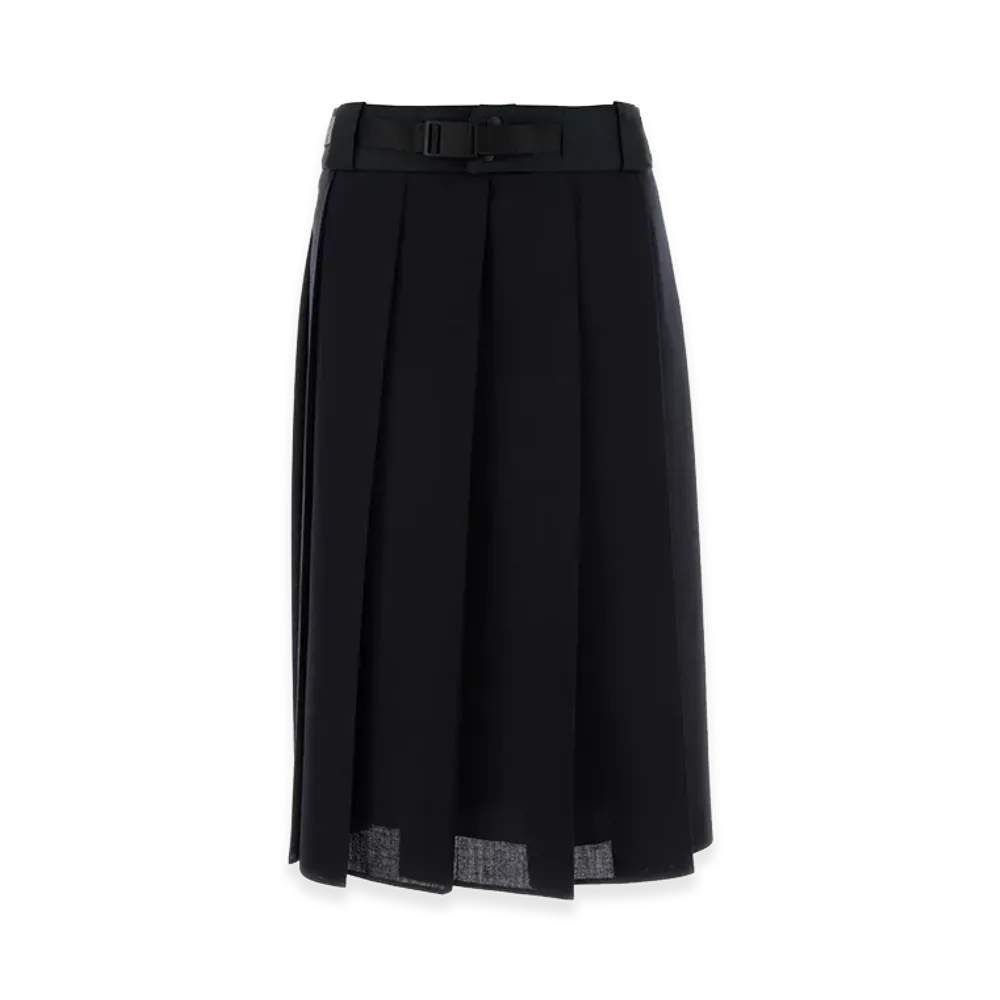 PRADA Women's Wool Skirt "Blue"