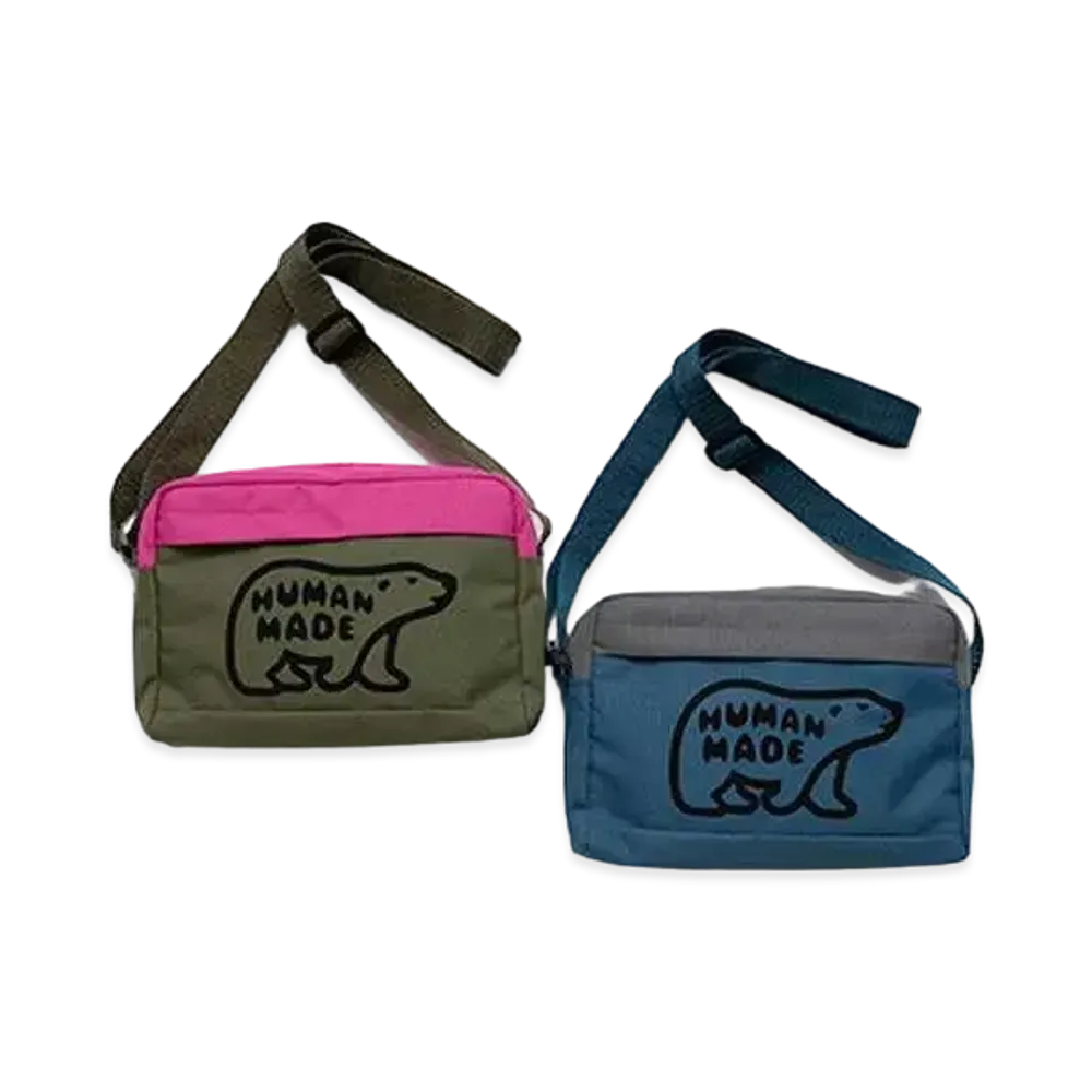 HUMAN MADE NYLON SHOULDER BAG "Olive"