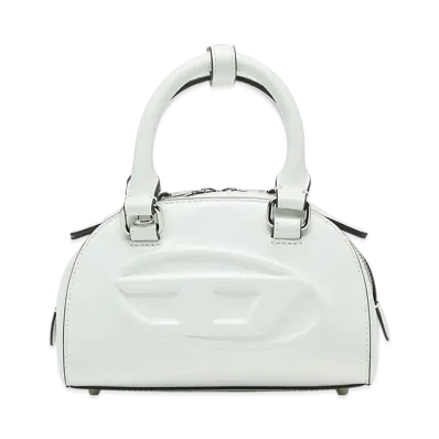 Diesel 1dr Dome Crossbody Bag "White"