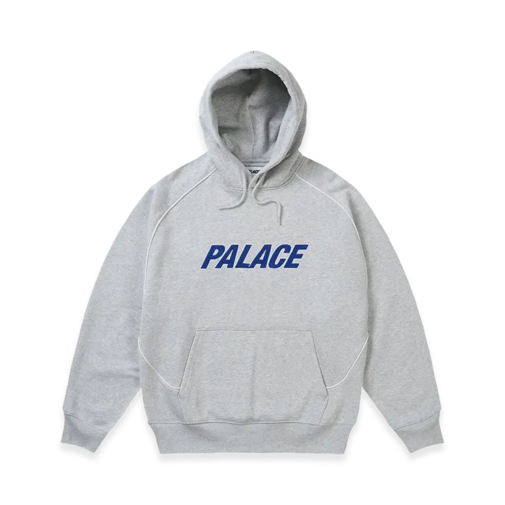 PALACE Line It Up Hood "Grey Marl"