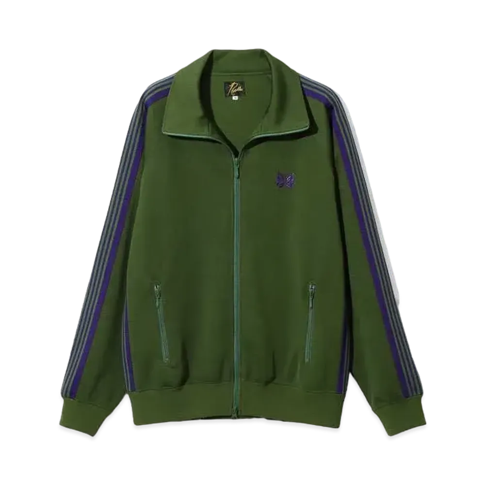 Needles Track Jacket - Poly Smooth "Ivy Green"