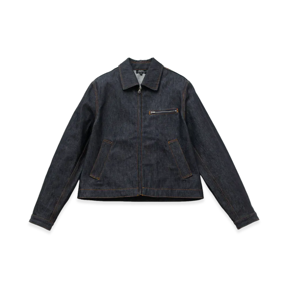 Ron Herman x A.P.C. Raw Denim Blouson "Indigo"