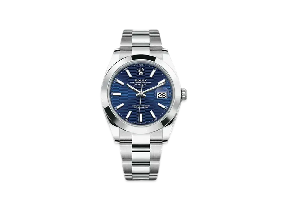 ROLEX  Datejust 41 Bright Blue Dial 126300