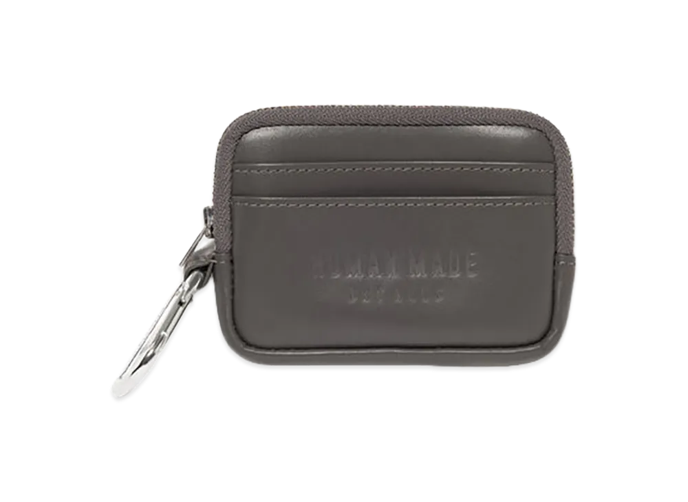 HUMAN MADE Leather Card Case "Gray"