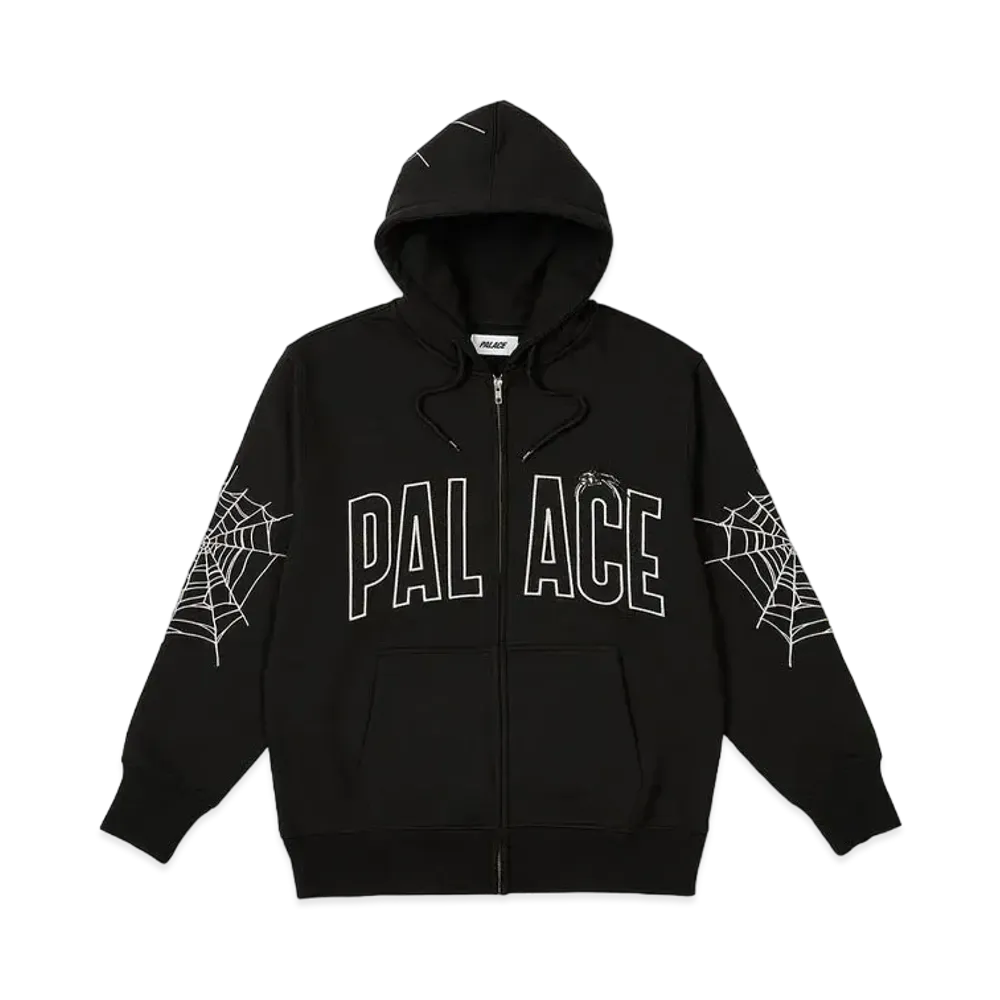 PALACE Spider Zip Hood "Black"