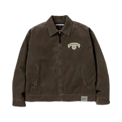 NEIGHBORHOOD Washed Corduroy Work Jacket "Olive Drab"