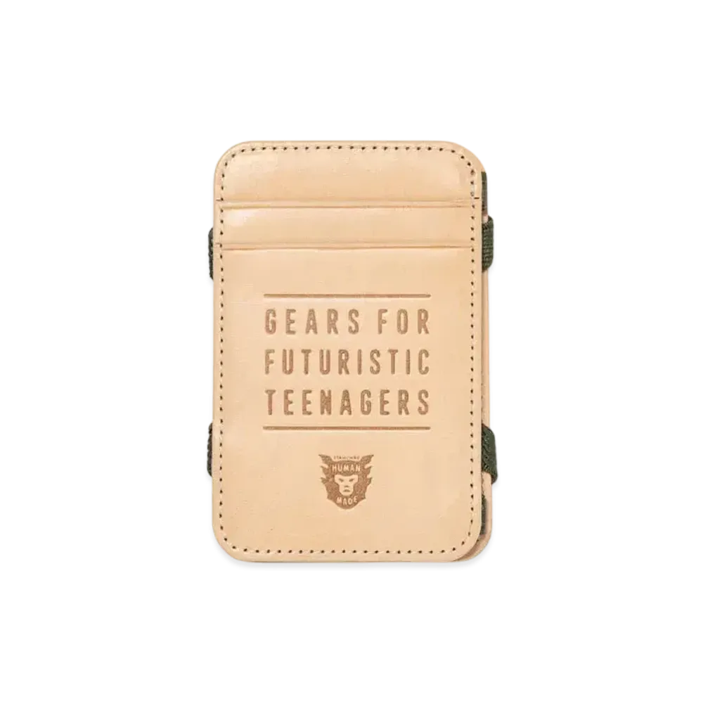 HUMAN MADE Leather Card Case "Beige"