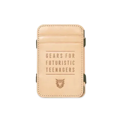 HUMAN MADE Leather Card Case "Beige"