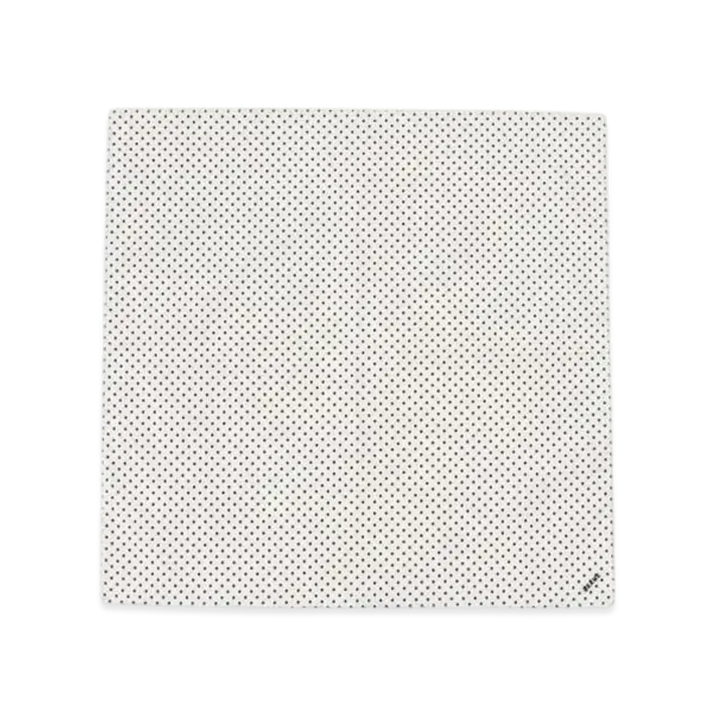 BEAMS Dot Handkerchief "White/Black"