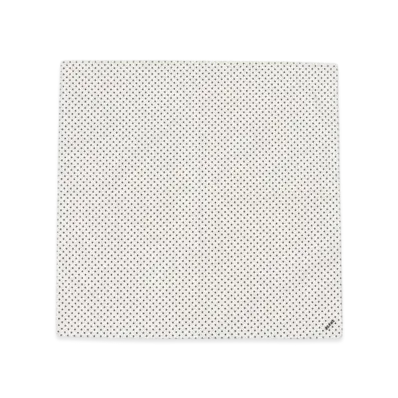 BEAMS Dot Handkerchief "White/Black"